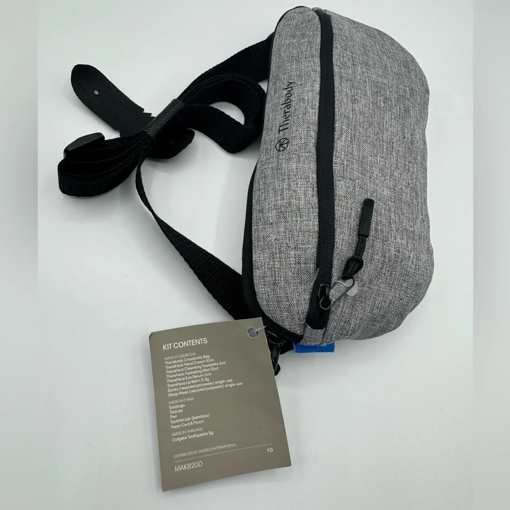 United Airline international Premium Economy toiletry Fanny pack! NWT